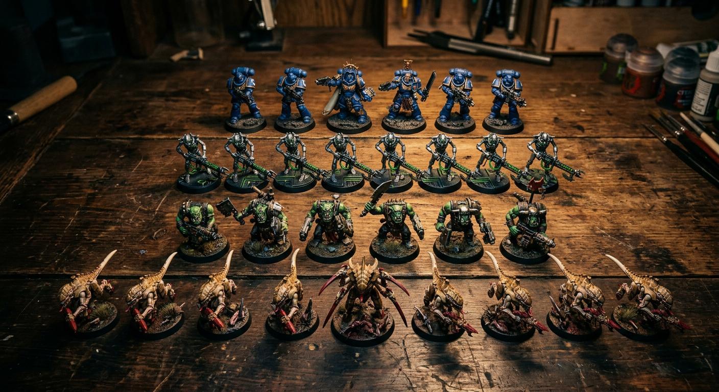 Comparison of beginner-friendly Warhammer 40K armies